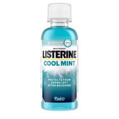 Listerine Cool Mint Mouthwash 95 ml ustna vodica za svež dah in zaščito pred zobnimi oblogami