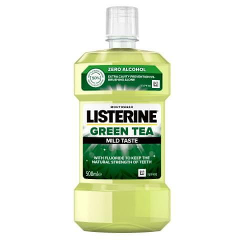 Listerine Green Tea Mild Taste Mouthwash brezalkoholna ustna vodica za krepitev zobne sklenine