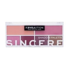 Makeup Revolution Colour Play Shadow Palette paleta senčil za oči 5.2 g Odtenek sincere