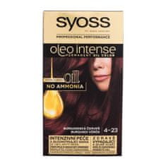 Syoss Oleo Intense Permanent Oil Color trajna oljna barva za lase brez amonijaka 50 ml Odtenek 4-23 burgundy red za ženske