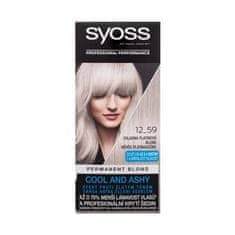 Syoss Permanent Coloration Permanent Blond trajna barva za lase 50 ml Odtenek 12-59 cool platinum blond za ženske