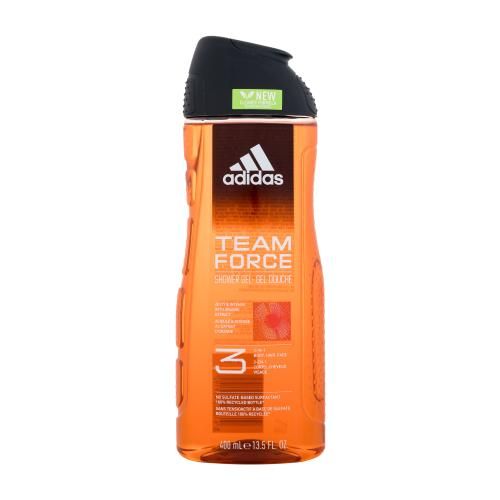 Adidas Team Force Shower Gel 3-In-1 New Cleaner Formula gel za prhanje za moške