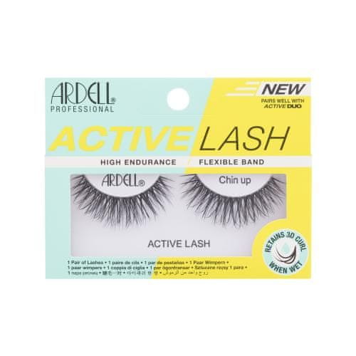 Ardell Active Lash Chin Up umetne trepalnice za aktivne osebe in športnike 1 kos Odtenek black