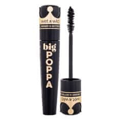 Wet n wild Big Poppa maskara za volumen in podaljšanje trepalnic 10 ml Odtenek blackest black