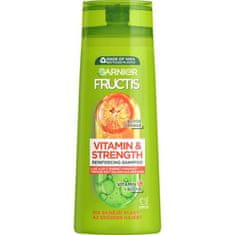 Garnier Fructis Vitamin & Strength Reinforcing Shampoo 250 ml krepitveni šampon za oslabljene izpadajoče lase za ženske