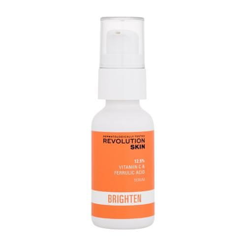 Revolution Skincare Brighten 12,5% Vitamin C & Ferulic Acid Serum osvetljevalni in razstrupljevalni serum za obraz za ženske