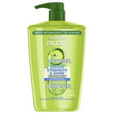 Garnier Fructis Strength & Shine Fortifying Shampoo 1000 ml šampon za krepitev in sijaj las za ženske