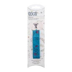 LOVI Wild Soul Soother Clip With Ribbon verižica za dudo s sponko 1 kos