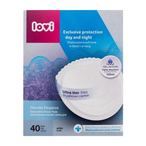 LOVI Discreet Elegance Disposable Breast Pads White Set prsne blazinice 40 kos