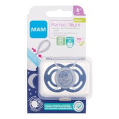 MAM Perfect Night Silicone Pacifier 6m+ Bears svetleča silikonska duda 1 kos