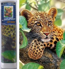 Norimpex Diamantna slika Leopard 30x40cm