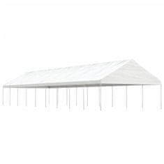 Vidaxl Paviljon s streho bel 20,07x5,88x3,75 m polietilen