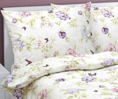 Bombažna posteljnina - 140x200, 70x90 cm - Meadow purple