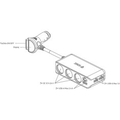 Yenkee Yenkee YAC 450 avtomobilski polnilni adapter