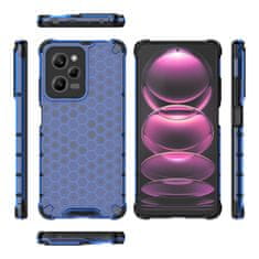 HURTEL Oklepni hibridni etui za Xiaomi Redmi Note 12 Pro / Poco X5 Pro 5G Honeycomb blue