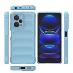 HURTEL Prilagodljiv ovitek za Xiaomi Redmi Note 12 Pro+ Magic Shield Case light blue