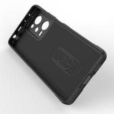 slomart magic shield etui za xiaomi redmi note 12 pro / poco x5 pro 5g fleksibilen oklepni etui black