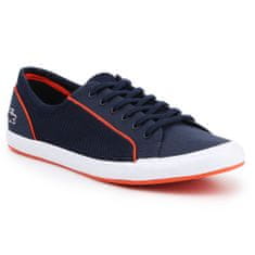 Lacoste Čevlji mornarsko modra 41 EU Lancelle Lace 6 Eye