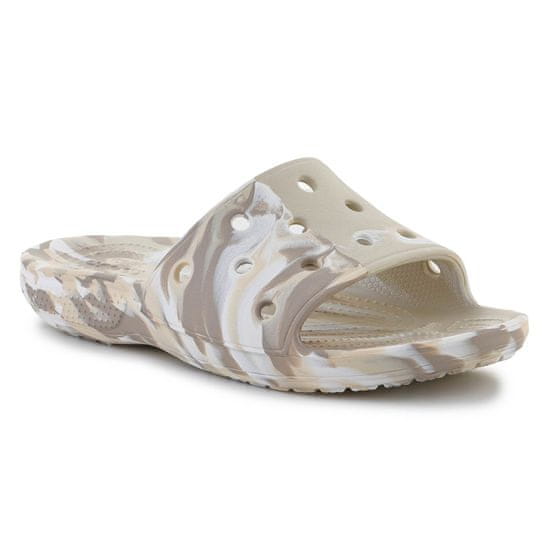 Crocs Japanke bež Classic Marbled Slide