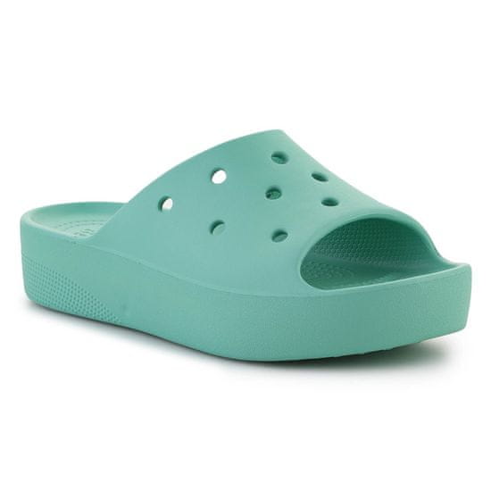 Crocs Japanke svetlo zelena Classic Platform Slide