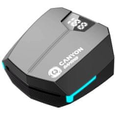 Canyon GTWS-2 gaming brezžične slušalke, Bluetooth, USB-C, črne (CND-GTWS2B)