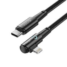 Tech-protect Ultraboost L kabel USB-C / Lightning PD 20W 3A 1m, siva