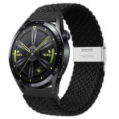 BStrap Elastic Nylon 2 pašček za Samsung Galaxy Watch 3 45mm, black