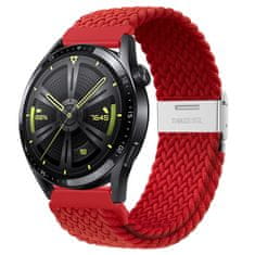 BStrap Elastic Nylon 2 pašček za Samsung Galaxy Watch Active 2 40/44mm, red