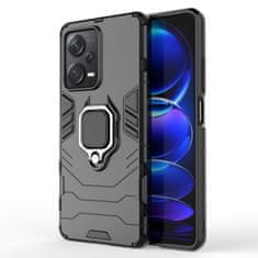 MG Ring Armor ovitek za Xiaomi Redmi Note 12 Pro Plus, črna