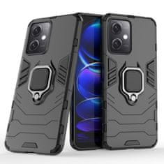 MG Ring Armor ovitek za Xiaomi Redmi Note 12 5G / Poco X5 5G, črna