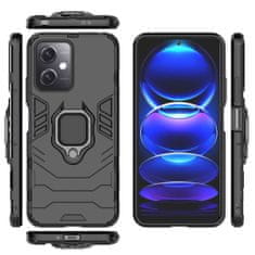 MG Ring Armor ovitek za Xiaomi Redmi Note 12 5G / Poco X5 5G, črna