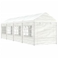 Vidaxl Paviljon s streho bel 8,92x2,28x2,69 m polietilen