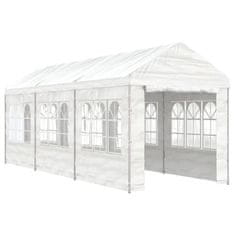 Vidaxl Paviljon s streho bel 6,69x2,28x2,69 m polietilen