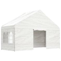 Vidaxl Paviljon s streho bel 8,92x5,88x3,75 m polietilen