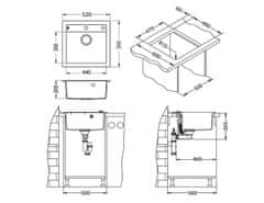 Alveus Formic 20 G02M P-U pomivalno korito