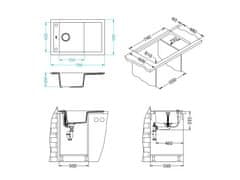 Alveus Formic 30 G02M P-U pomivalno korito