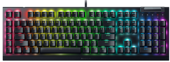 Razer Razer BlackWidow V4 X, rumena stikala, US SLO g., črna (RZ03-04701800-R3M1)