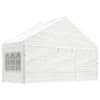 Paviljon s streho bel 5,88x2,23x3,75 m polietilen