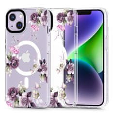 Tech-protect Magmood MagSafe ovitek za iPhone 14, spring floral