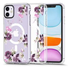 Tech-protect Magmood MagSafe ovitek za iPhone 11, spring floral