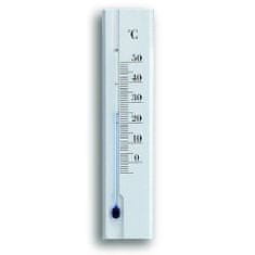 STREFA Sobni termometer lesen 15cm bele barve