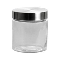 STREFA Kroglični kozarec. 0,9l steklo + pokrov iz nerjavečega jekla