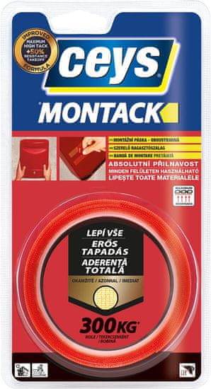 Ceys dvostranski trak 19mmx2,5m montažni trak MONTACKCEYS