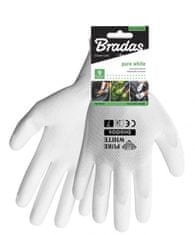 Bradas Rokavice PURE WHITE PU 7