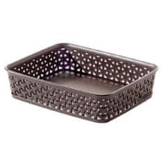 Curver RATTAN plastična košara rjava 26x20x6cm "Y" STYLE