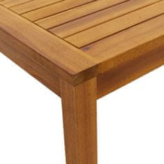 Vidaxl Vrtna miza 110x55x67 cm trden akacijev les