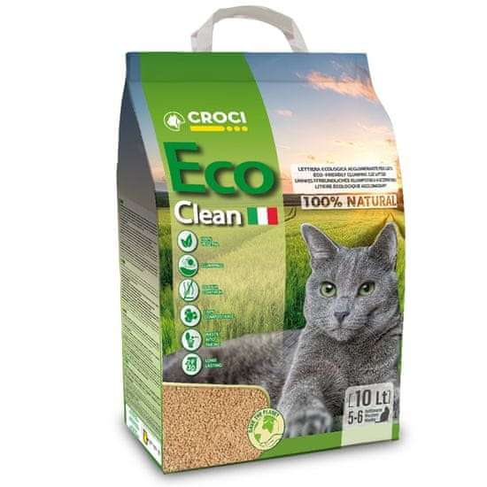 Croci Rastlinska stelja ECO clean 10 l