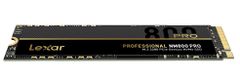 Lexar Lexarjev SSD NM800PRO PCle Gen4 M.2 NVMe - 1 TB (branje/pisanje: 7500/6300 MB/s)