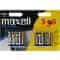 Maxell LR03 10BP AAA Alk