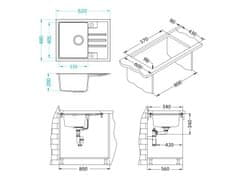 Alveus Intermezzo 30 G81 SE2 pomivalno korito